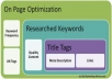 do onpage optimization for your website