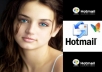 Give You 300 High Qualitiy VERIFIED Hotmail