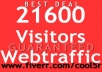  send u REAL 21600pv human visitors web traffic to your site with 6000+ unique ip Value Pack..@