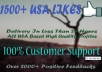 get you 1500+ Real Looking USA Facebook Page Likes with Profile Pictures within 20 hours..@