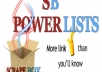 NEW ScrapeBox List Packege