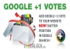 increase your 65 google+1 vote 60+Google share from real google+1 account Which is doing 100% real  & account.Its only