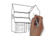 create a speed drawing whiteboard animation for Real Estate business