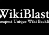 provide 21 000+ AMAZING Wiki backlinks from 7356+ Unique Domains, Google Loves these links so get them......