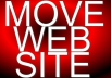 move your website and all files to new website relocate, including domains!!!