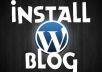 install a Fresh SEO Site For You With Plugins and Google Analytics!!!