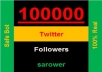 give you 100000+ Twitter Followers, 100% real & Genuine only 