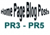 create For You PR3 to PR5 Home Page Blog Posts!!!