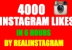 give you 6000 INSTAGRAM likes in 6 hours to your instagram account on Instagram!!!