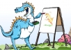 draw a custom cartoon illustration or drawing!!!