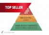 *******build eminent backlink pyramid with 5000 profiles,most dofollow,include some edu gov,good seo for youtube by using xrumer senuke scrapebox ******