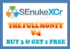 se SEnuke XCr with ★THE FULL MONTY★ template to create High Quality Google Friendly Backlinks....!!!!!!