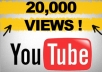 give you [Fast] 20,000+ Youtube views within 24 hours