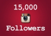 give you 15000+ INSTAGRAM Followers with 24 - 48 hours