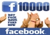 give you 10,000 REAL HUMAN not fake Facebook Fan Page Likes in 24 hours