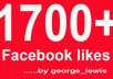 get you 1700+ Facebook likes with USA names and profile pictures within 72 hours To your fanpage.....