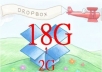 upgrade your dropbox accounts up to 18GB 