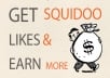 give you 500 Squidoo Likes (50 likes/ lens)