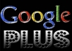 Give You USA Based 100 Google Plus One +1 Votes to Your Website/blog