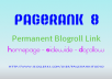 give you blogroll backlink permanent on my pagerank 8 dofollow seo site just