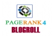 add your link to blogroll PR 4 site Backlinks Pagerank 4