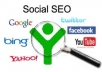 promote ONE link that will get syndicated+ shared on the top 50 major social networks by real people at least 1,000+ times