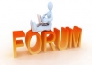 do ★★ 50 forum posts  ★★ for you 