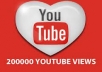 give u 200,000+ youtube views with 100likes to your video