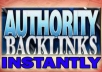 make 2500 High PR Authority Backlinks to your Site
