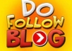 create 40 real dofollow backlinks on HQ blog PR3 to PR5