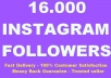 get you 16,000+ Instagram Followers to your Instagram Account, super fast..