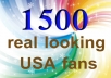 SPECIALLY add 1500+ Real Looking Facebook likes to make your fan page look supercool by so many Facebook fans