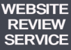 review your website(s)