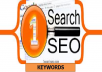 search for targeted keywords and make seo analysis to land you the most profitable keywords in your niche for your website or blog
