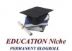 create 3 homepage and dofollow unique links on education niche PR 4-6 websites