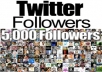 send you 5000 twitter followers express
