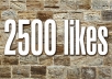 give you 2500 to 2700 Real looking [PERMANENT] facebook likes or fans to your fanpages within 24 hours