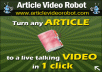 Give You My Bot For Turn Your Article To Video In Just Few Seconds