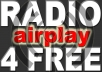 get your Hip Hop track on the radio. For that i will give you a list of real radio stations that are willing to play your HipHop track for free. Get radio airplay now, all only