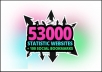 submit your site to 53K statistic websites + 100 Social Bookmarks