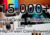 get you 15,000+ Instagram Followers without admin access ....!!!!!