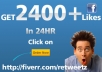 really get you 2400++ Facebook likes/fans to your fan page very fast ...!!!!!
