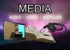 Convert Any your Articles Into a VIDEO files