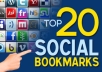 /*/*bookmark your site to Top 20 SocialBookmarking High PR4 to PR8 sites 
