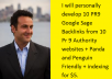 personally develop 10 PR9 Google Sage Backlinks from 10 Pr to 9 Authority websites + Panda and Penguin Friendly + indexing 