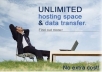provide unlimited web space server hosting and cloud hosting