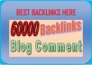 Create 60000 Blog Comments