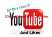 Get You 20k+ 100% (Real Youtube) Views With 100+ Likes