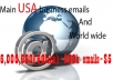 give new and fresh 8+ million usa business mans e mail list with csv type files