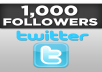 give you 1000+ twitter followers no need your password